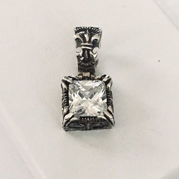 SILPADA Sterling Silver CZ Uptown Pendant S0979 - Picture 12 of 12